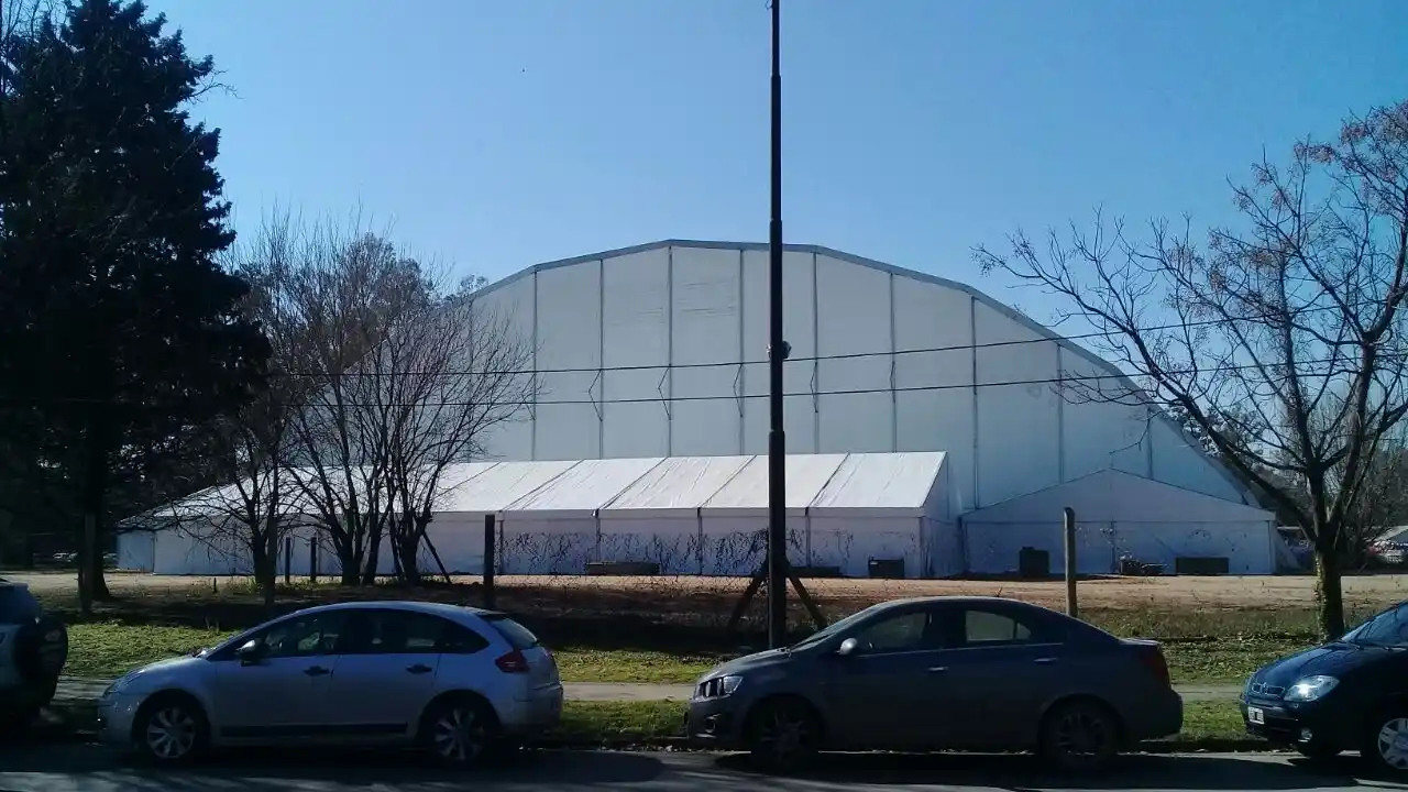 En Rosario levantaron un “domo” para espectáculos