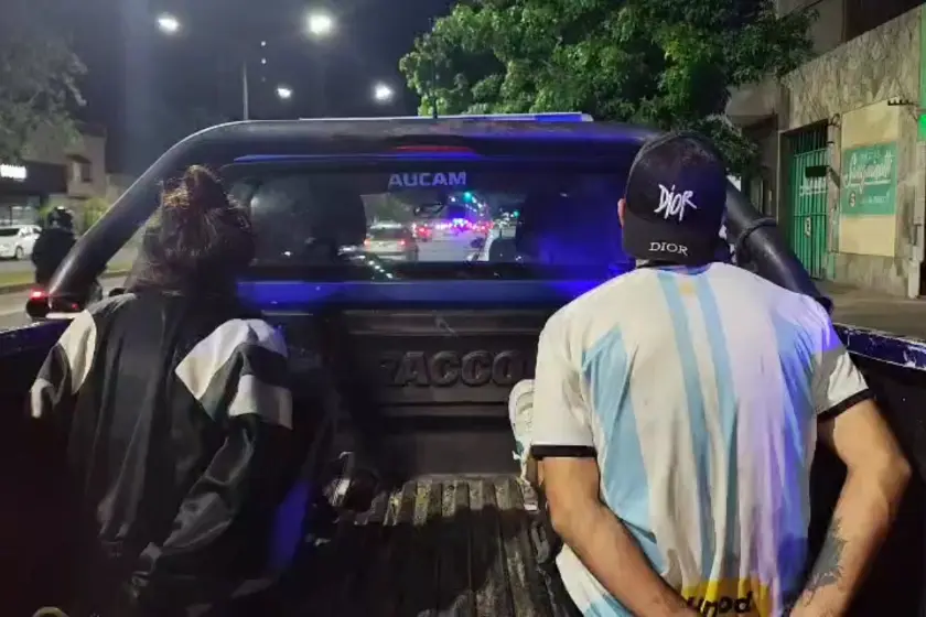 Dos personas detenidas.