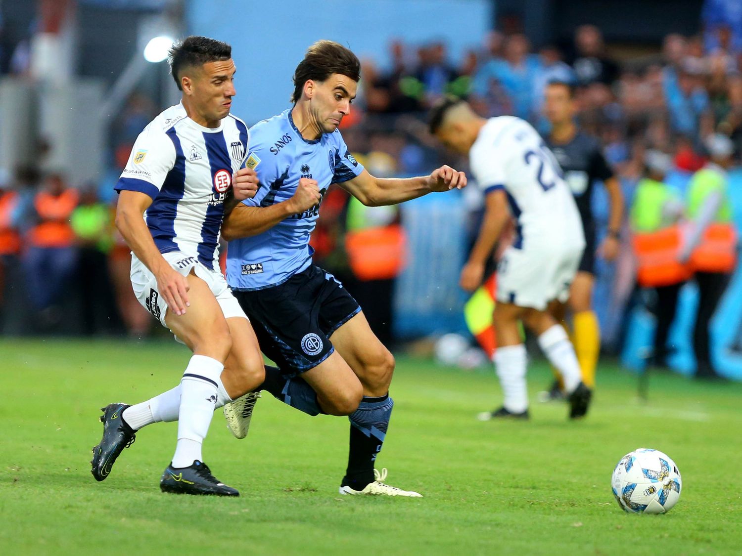 González Metilli, en el clásico Belgrano-Talleres. El tandilense inicia la Copa Sudamericana.