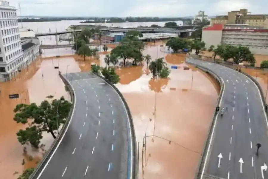 Inundaciones catastróficas al sur de Brasil: cómo afectará el nivel del río Paraná en Santa Fe