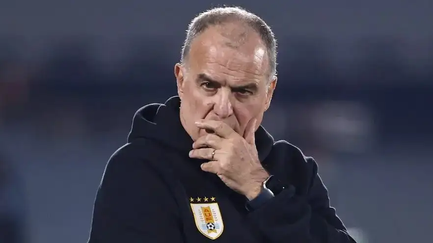 Bielsa es el DT del seleccionado uruguayo.