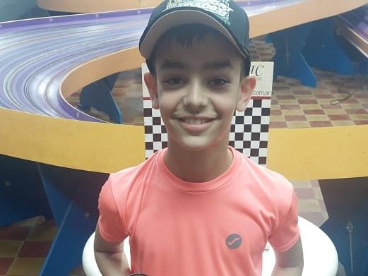 Pedro Pedro Schinner , campeón Junior en Rafaela Slot.Foto:Presa Automodelismo