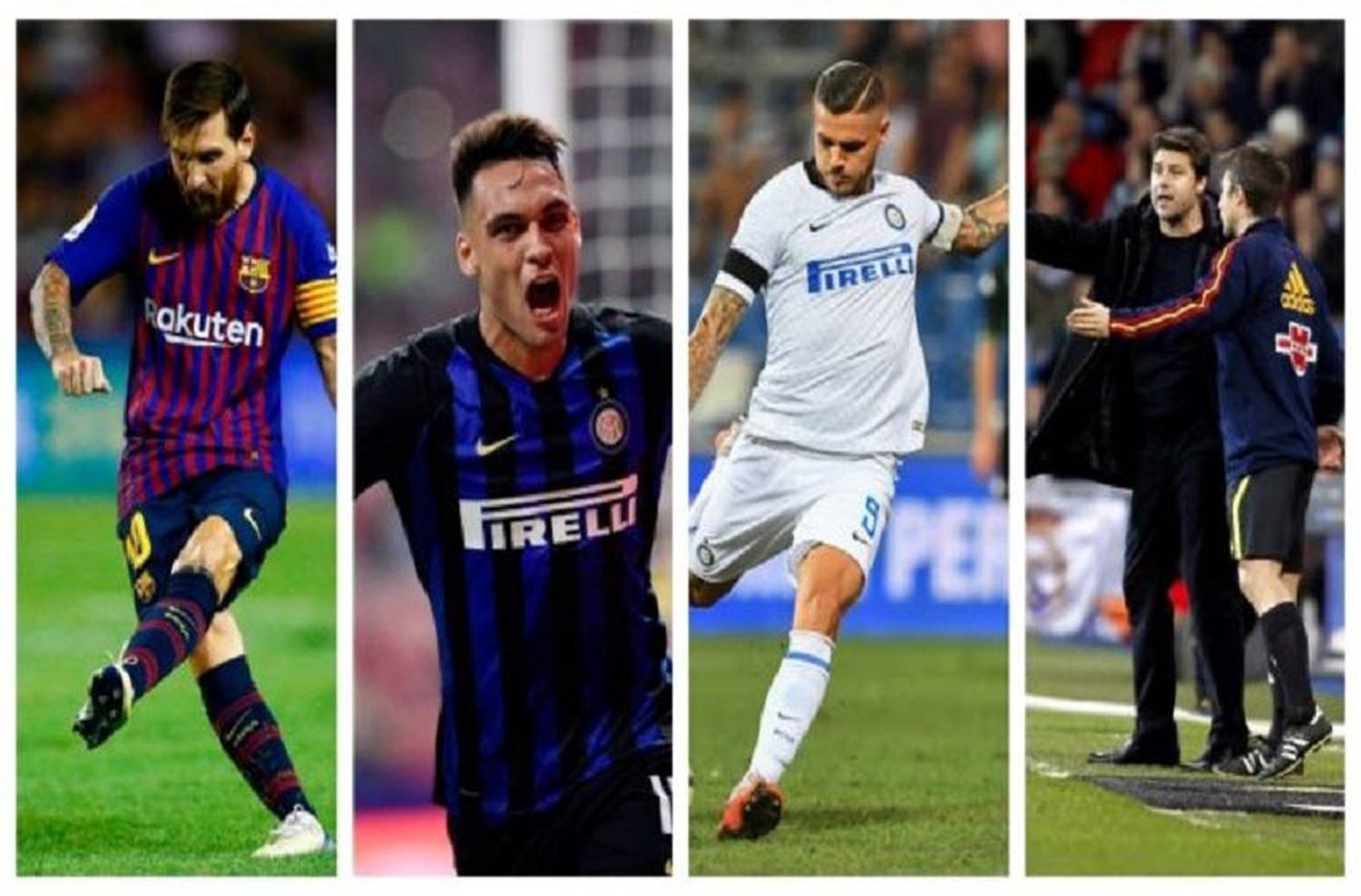 El Barsa de Messi contra el Inter de Lautaro e Icardi, y el Tottenham de Pochettino