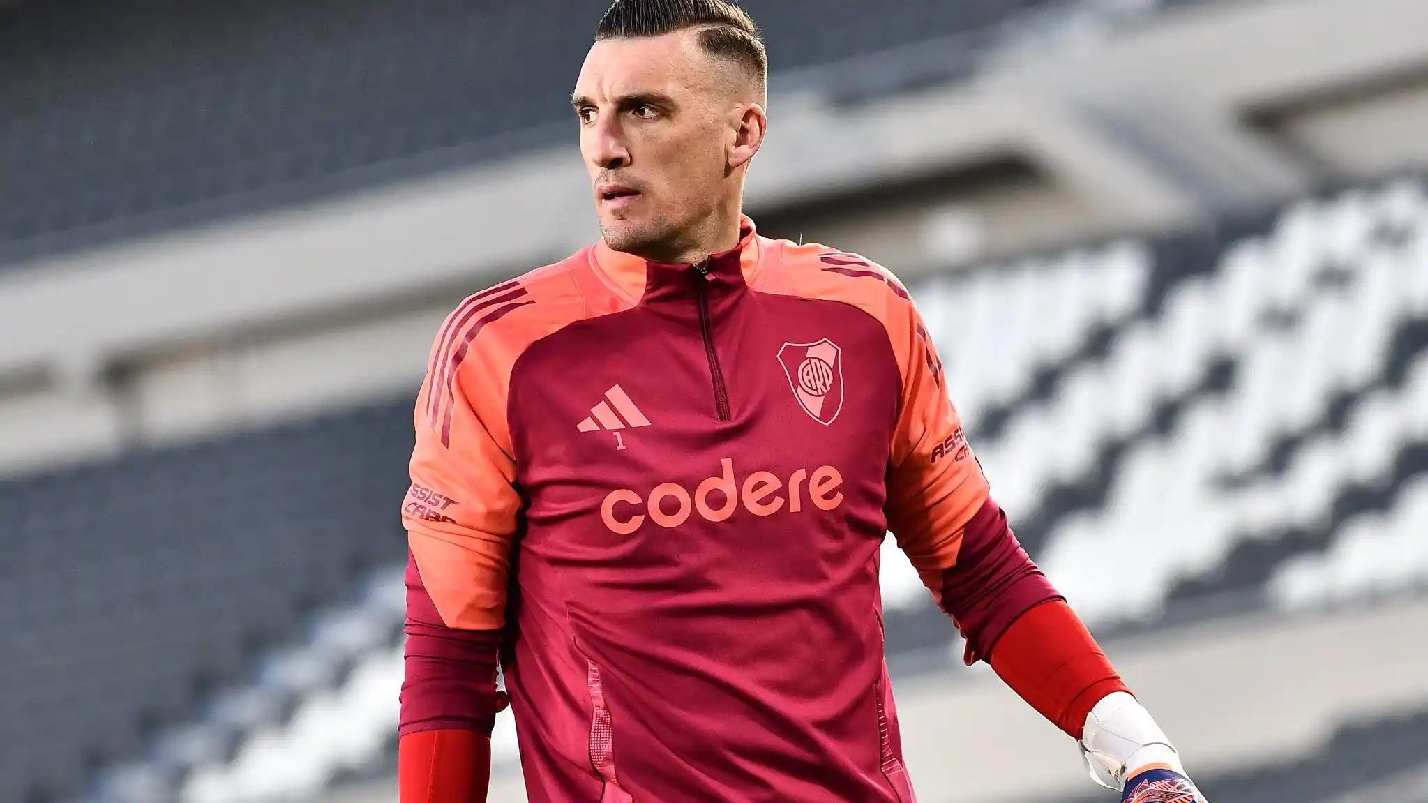 Franco Armani, arquero del conjunto dirigido por Marcelo Gallardo.