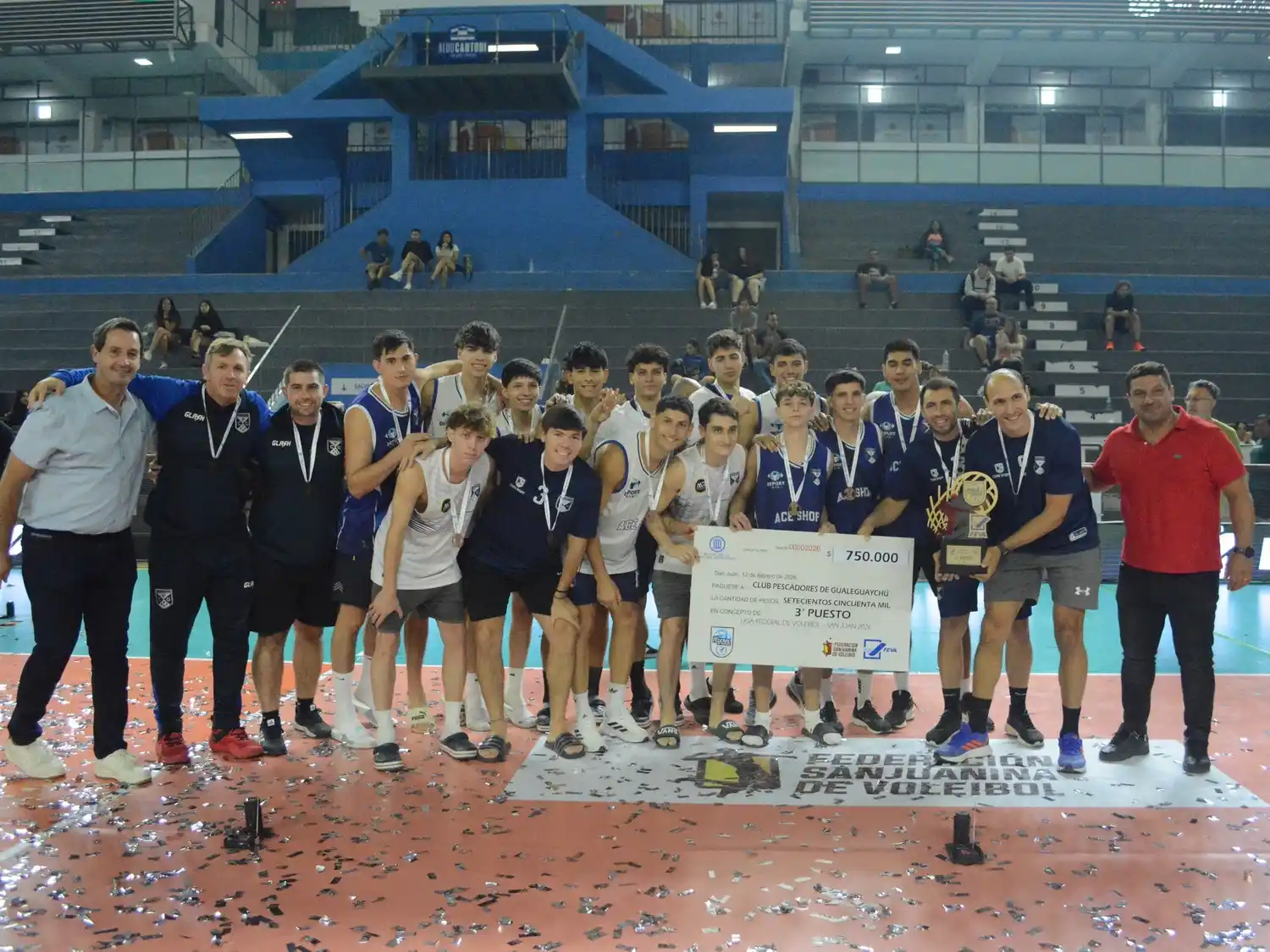 Joaquín Sartori: “Dejamos bien representado al vóley de la ciudad y de Entre Ríos”