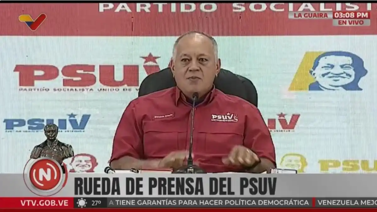 Cabello: para María Corina Machado las elecciones solo son buenas si ella es candidata, INVITA A LA OPOSICIÓN A NO SEGUIRLA