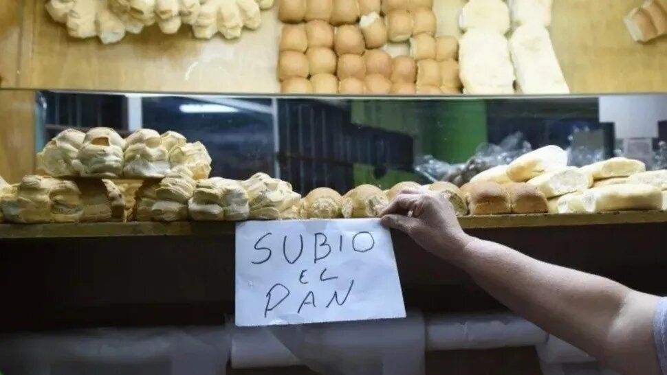 El aumento se sintió el jueves pasado en la panaderías