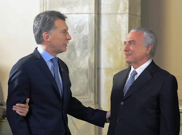 Macri recibe a Temer en Olivos con el objetivo de una nueva agenda
