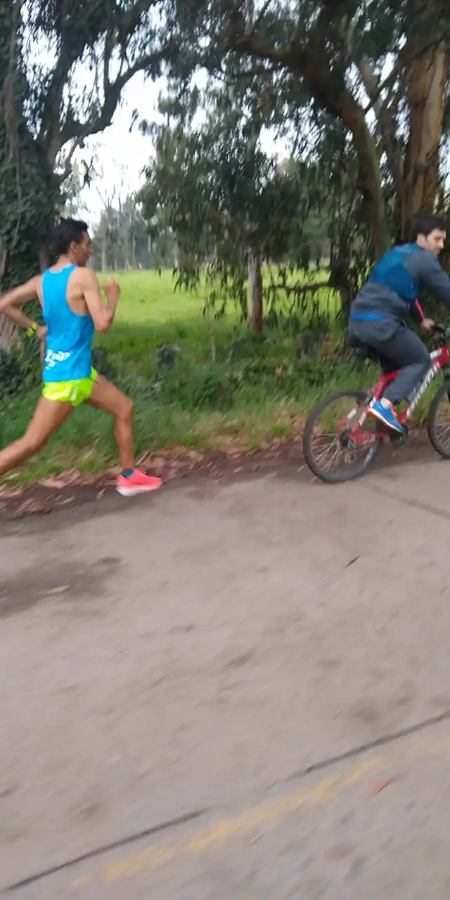 Hoffman fue parte  de otra carrera virtual