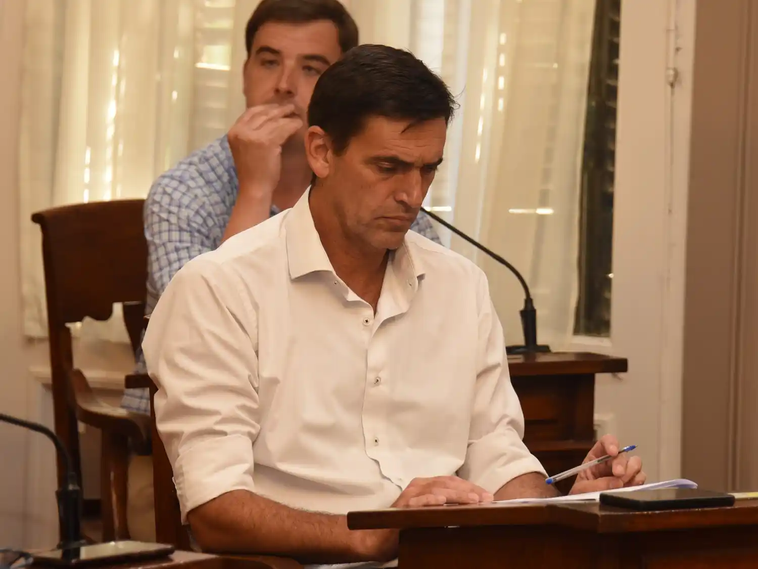 El concejal Rogelio Iparraguirre (Fuerza Patria).