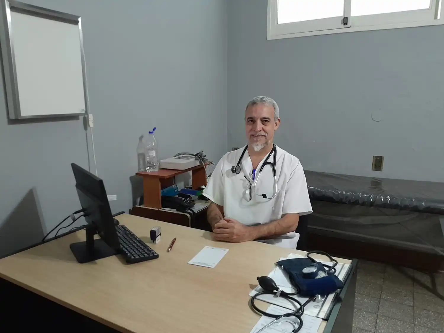 Dr. Capponi de la asistencia públucia en el día mundial del corazón