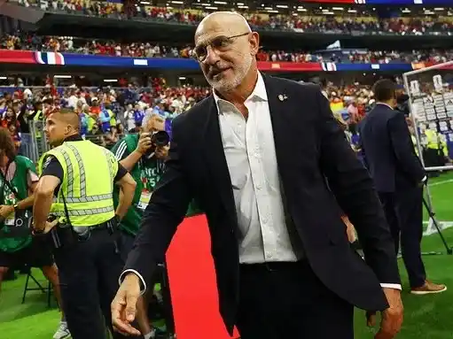 El seleccionador de España, Luis de la Fuente, revela al rival que quiere en la final del Mundial. Foto:Reuters