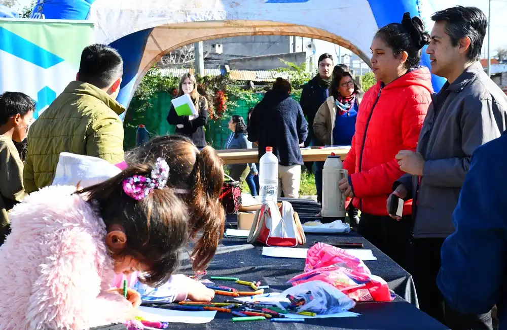La Municipalidad concretó un nuevo abordaje integral en el barrio Gruta de Lourdes