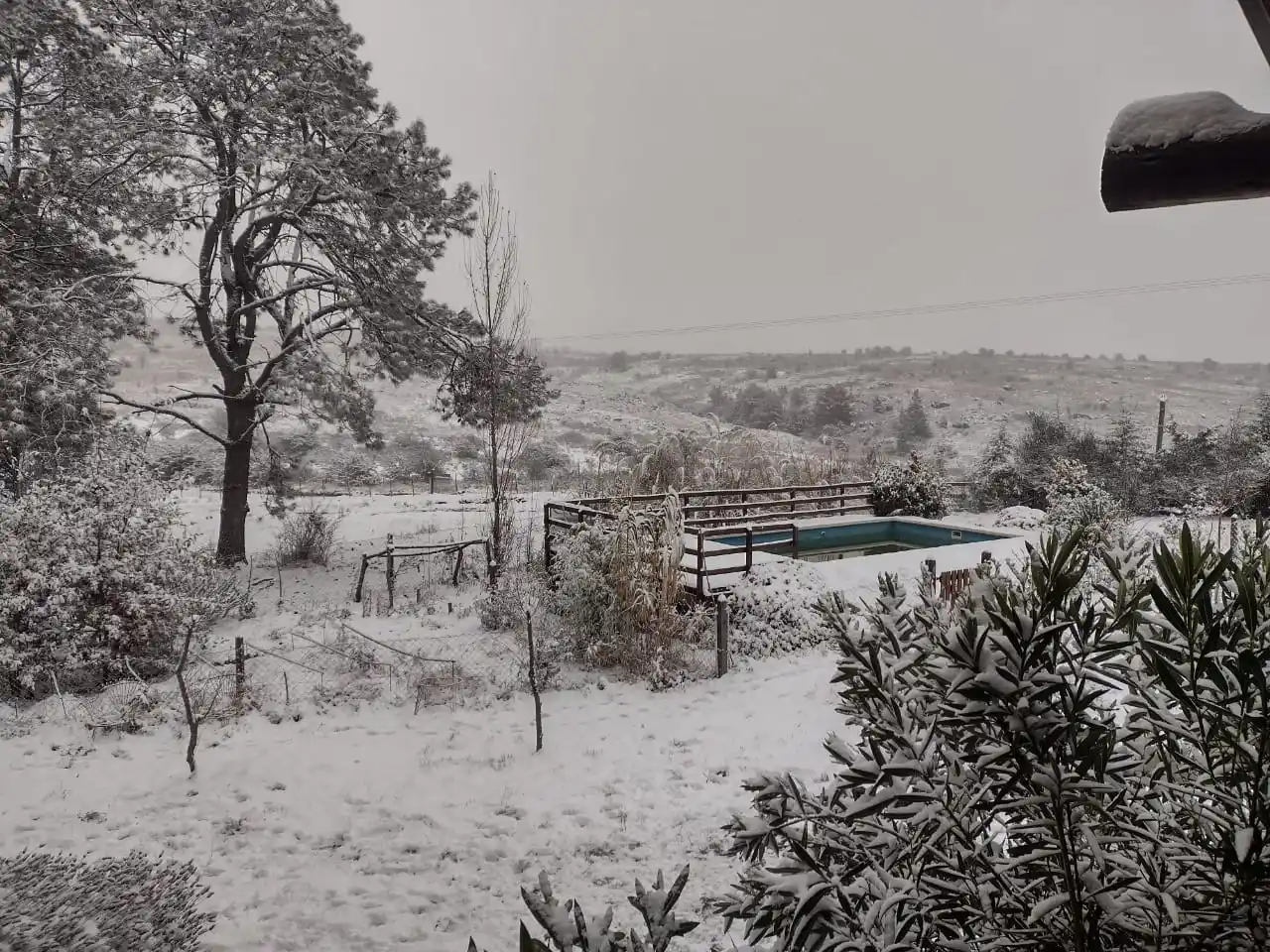 Córdoba ciudad amaneció nevada después de 14 años
