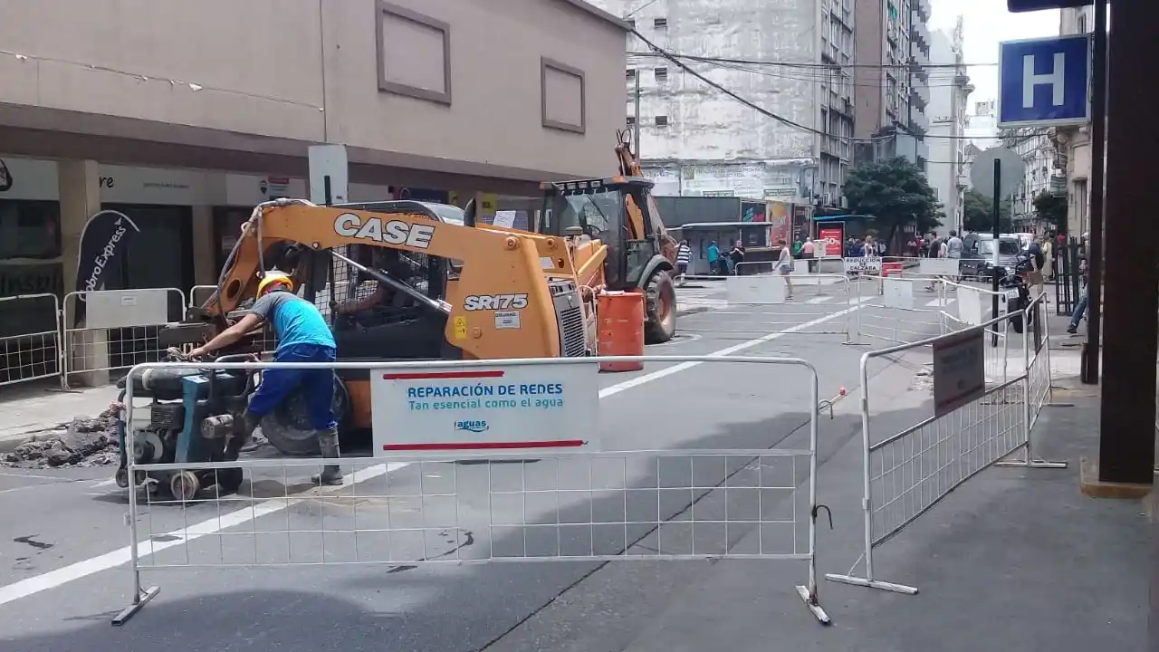 Cortes de tránsito por obras en Rosario.