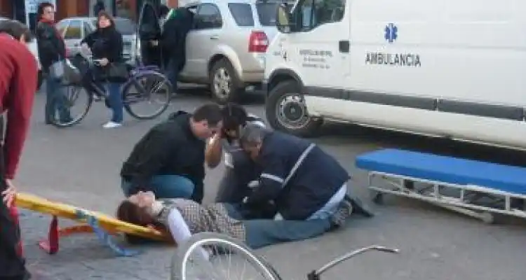 Accidente en Salta y Las Heras