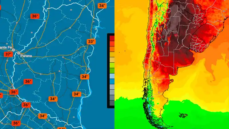 La temperatura superó los 36 grados en la provincia y una ciudad registró 38