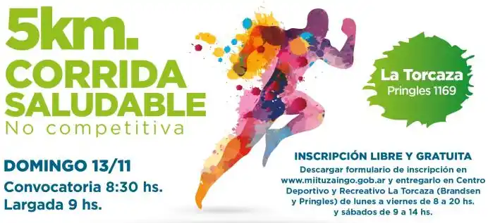 Ituzaingó: Invitan a los vecinos a participar de una "corrida saludable"