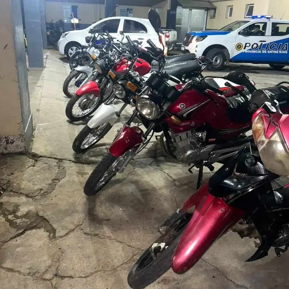 Ocho allanamientos por picadas ilegales terminaron con 16 motos secuestradas
