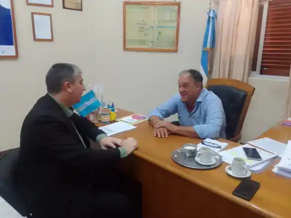 El Fiscal Regional de Rafaela se reunió en Villa Minetti con el presidente comunal