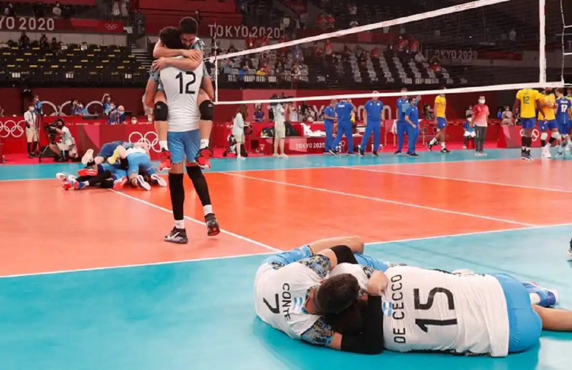 Voley de Bronce: histórica medalla Argentina que derrotó 3-2 a Brasil y subió al podio