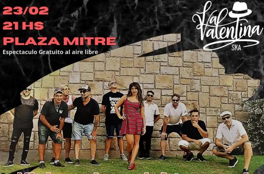 "La Valentina Ska" cierra la temporada con un show gratuito