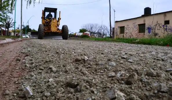 Trabajos de recuperación de la red vial