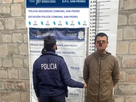 El hombre quedó alojado en la Comisaría local.