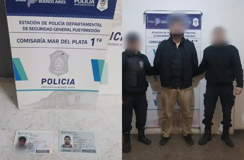 Los trabajadores de la sucursal alertaron a la policía que se acercó al lugar para detener al sospechoso.