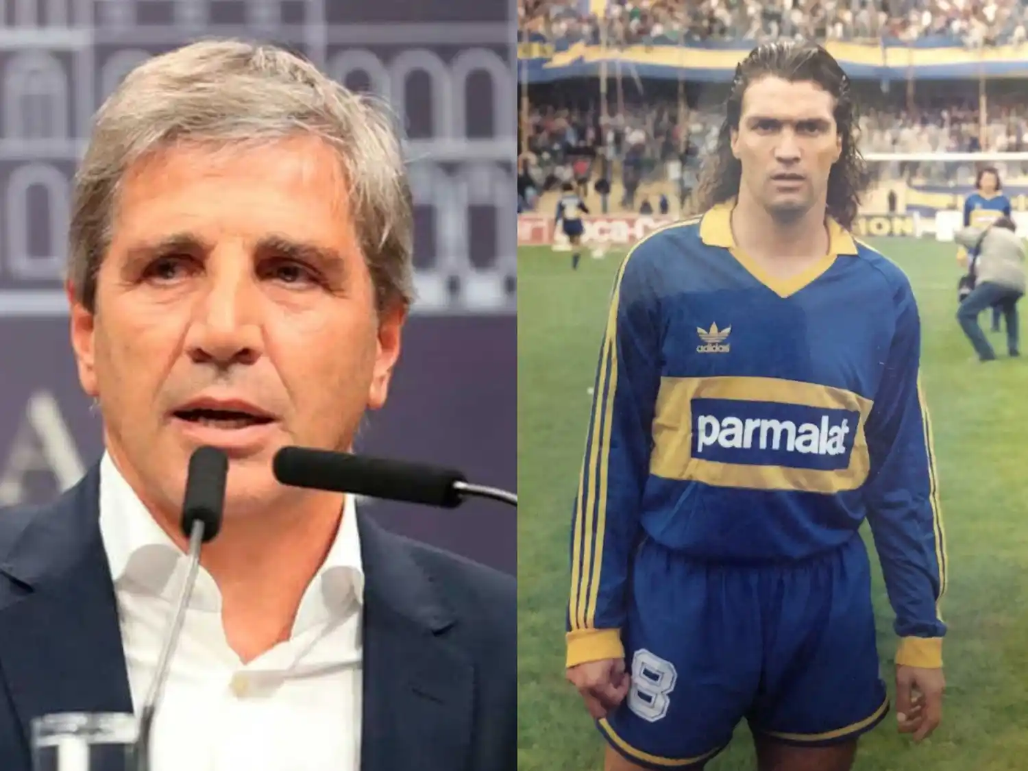 Luis Caputo y Blas Armando Giunta