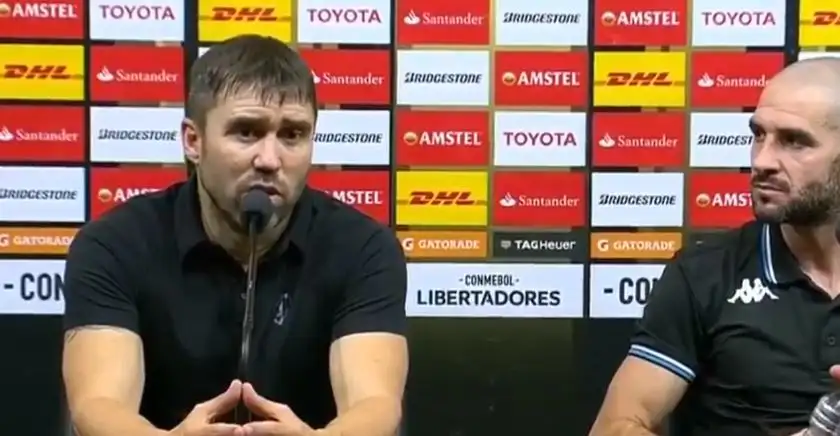 Eduardo Coudet: "Que Cristaldo venga solo, sin la panza"