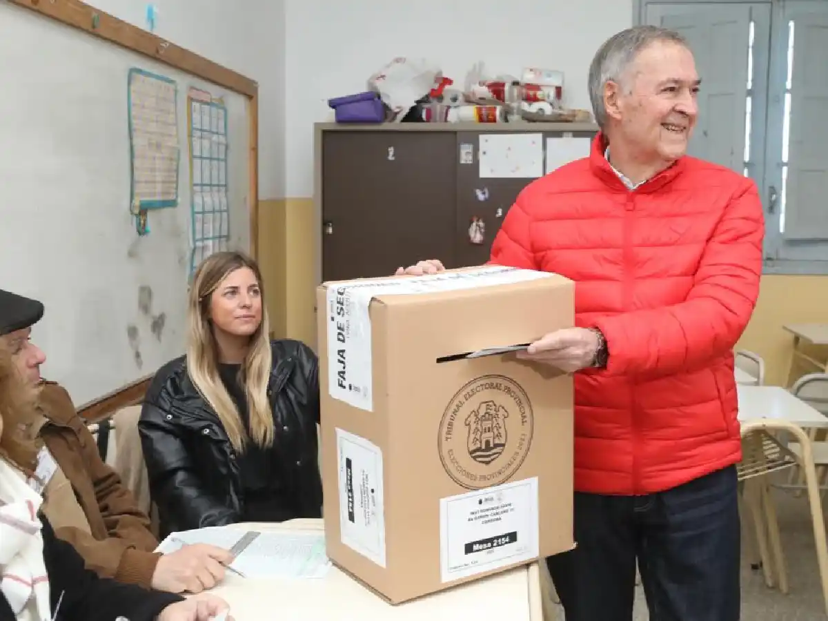 Juan Schiaretti: “Se elige a mi sucesor y por eso le pido a los cordobeses que concurran masivamente a votar”