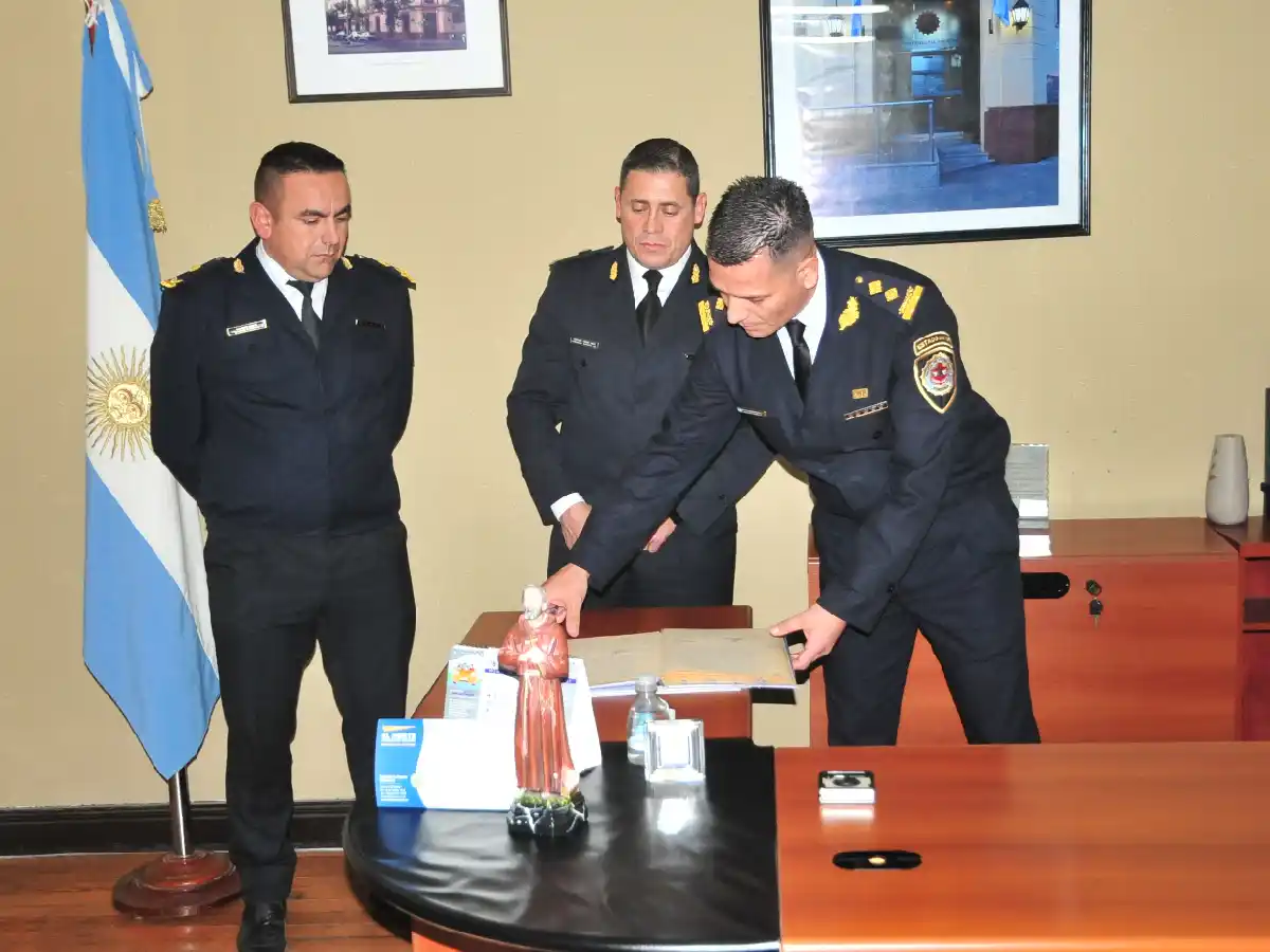 El comisario inspector Cristian Gómez es el nuevo director de la Departamental San Justo