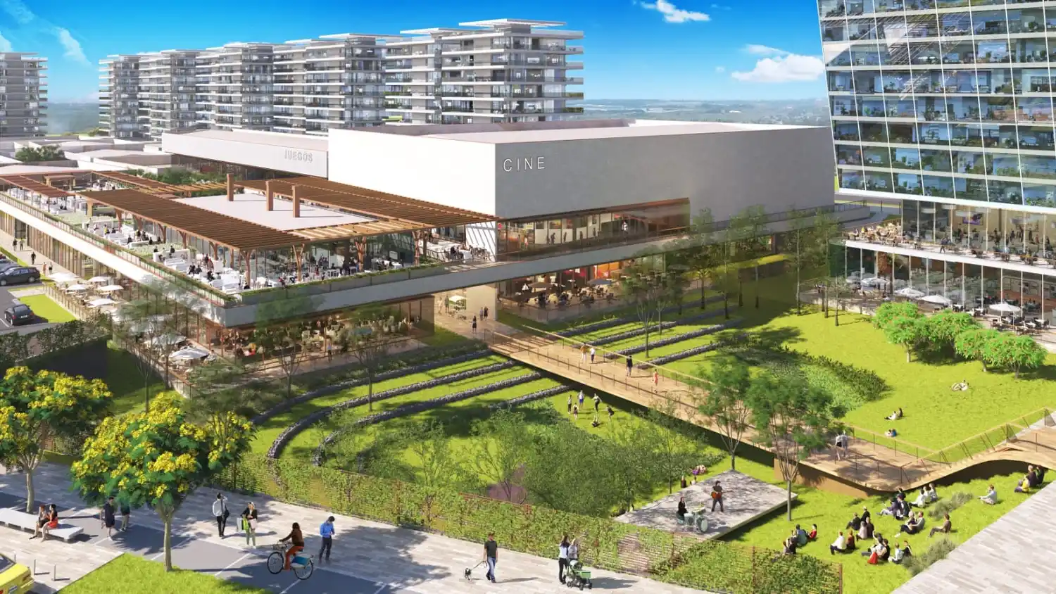 Las proyecciones del centro comercial que se ubicará en RInguelet.