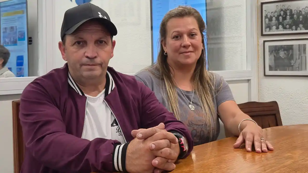 Gustavo Rinci y Guillermina Albano. Autoridades de la Subcomisión de Bowling de Huracán