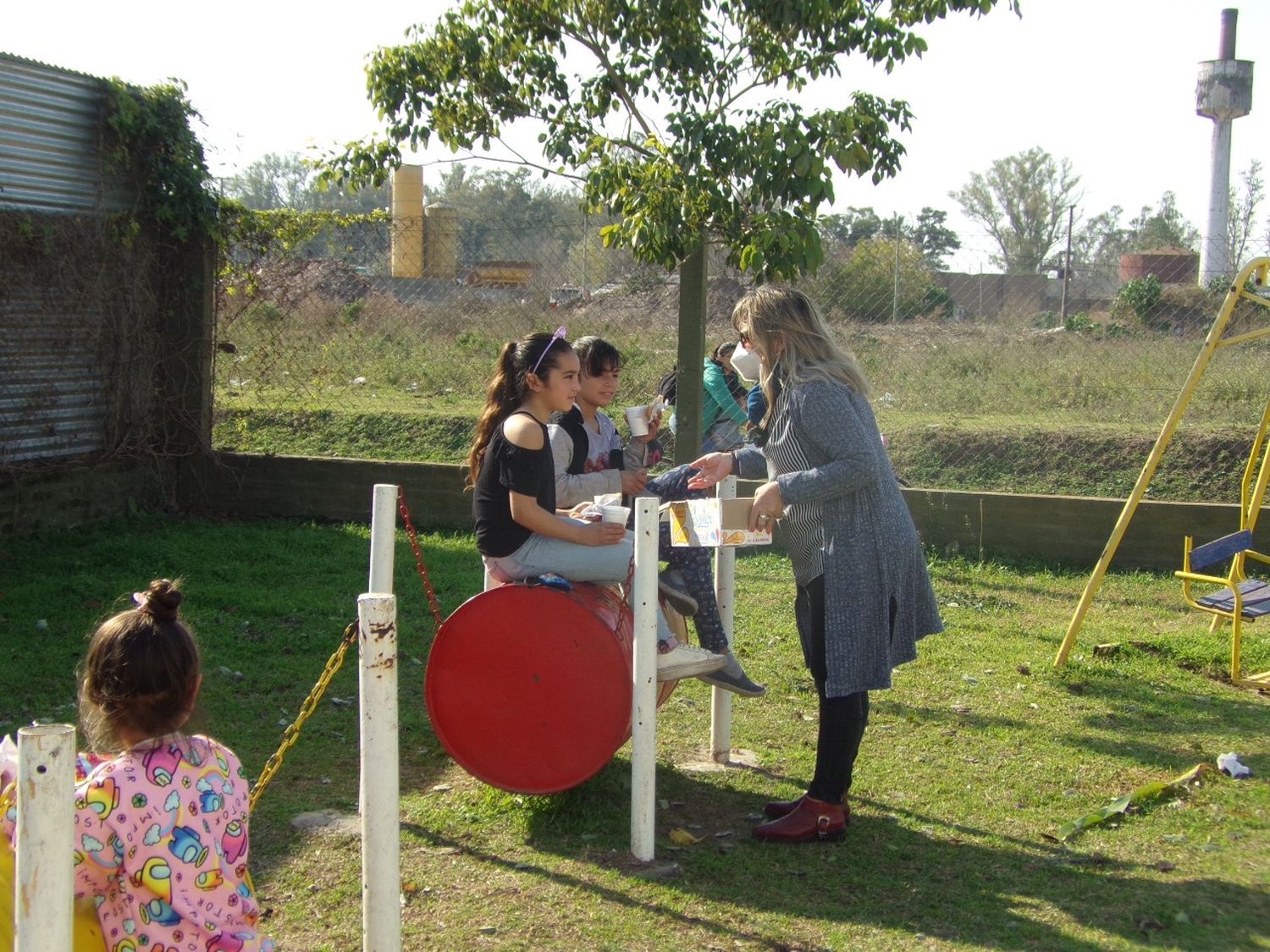 Se realizó un Chocolate Solidario