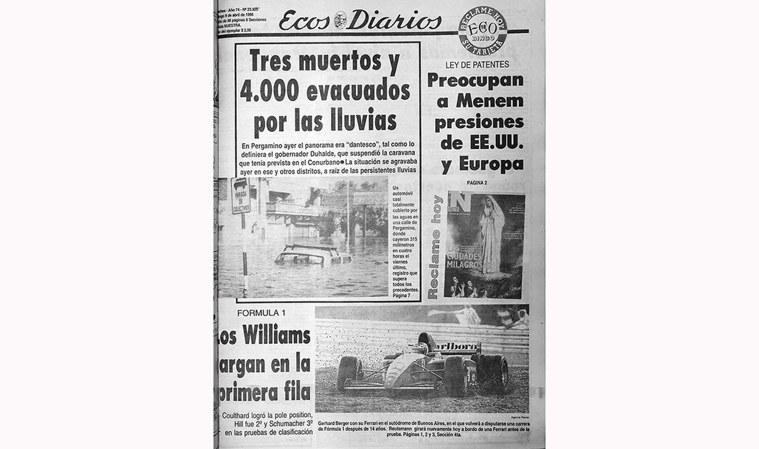 Domingo 9 de abril de 1995