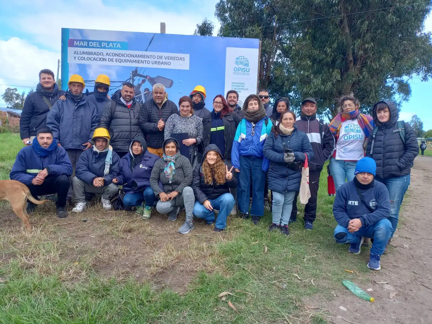 Firma del convenio para mejoras en Nuevo Golf.