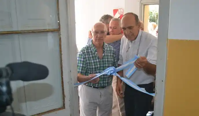 Hogar de Ancianos: Inauguraron obras gestionadas por la Clase 61