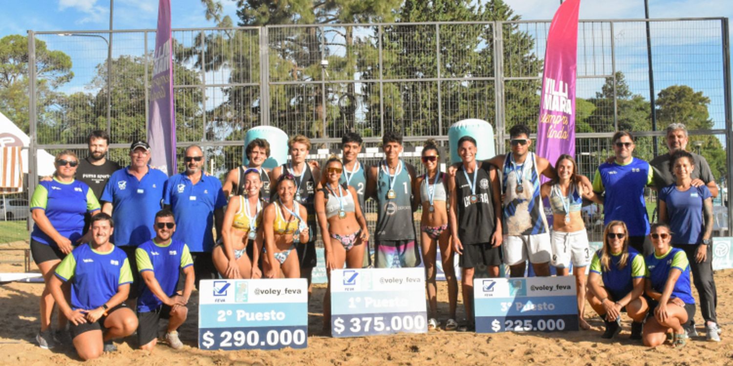 Otra etapa ganada para Denappole en el Circuito Argentino de Beach Volley
