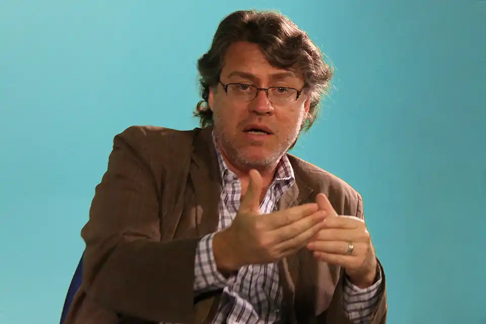 El intelectual kirchnerista Ricardo Forster diserta en Vicente López