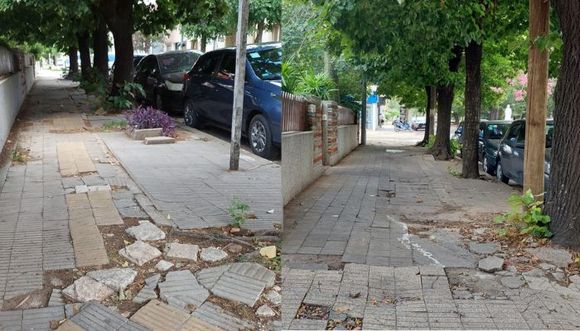Veredas rotas en Salta y 3 de febrero