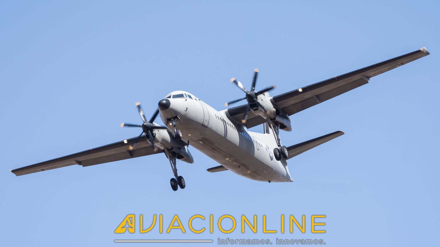 Llegó a Córdoba el Fokker 50 de la Marina de Guerra del Perú para su conversión a plataforma SIGINT