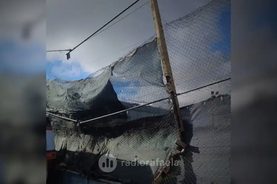 El temporal causó graves daños en el Club Sportivo Norte: “es un día de mucha tristeza”