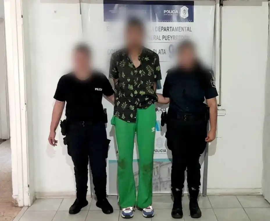 El sujeto fue detenido cuando escapaba del lugar del ilícito.