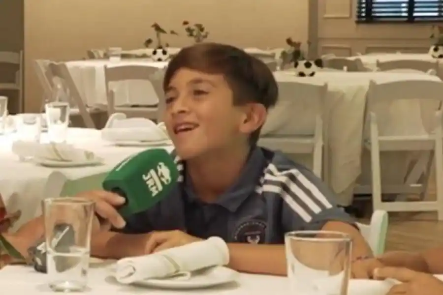 Thiago Messi dio su primera entrevista y sorprendió con sus declaraciones: "Yo quiero jugar con Argentina"