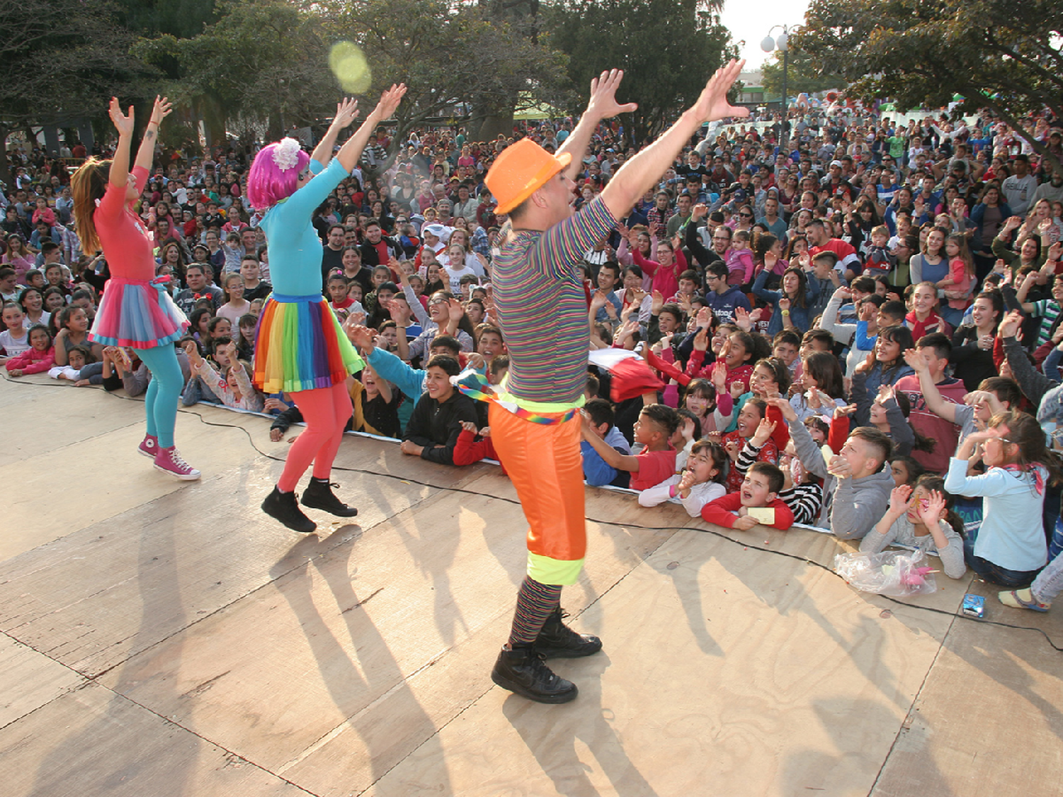 Los niños de Arroyito tuvieron su gran fiesta este domingo