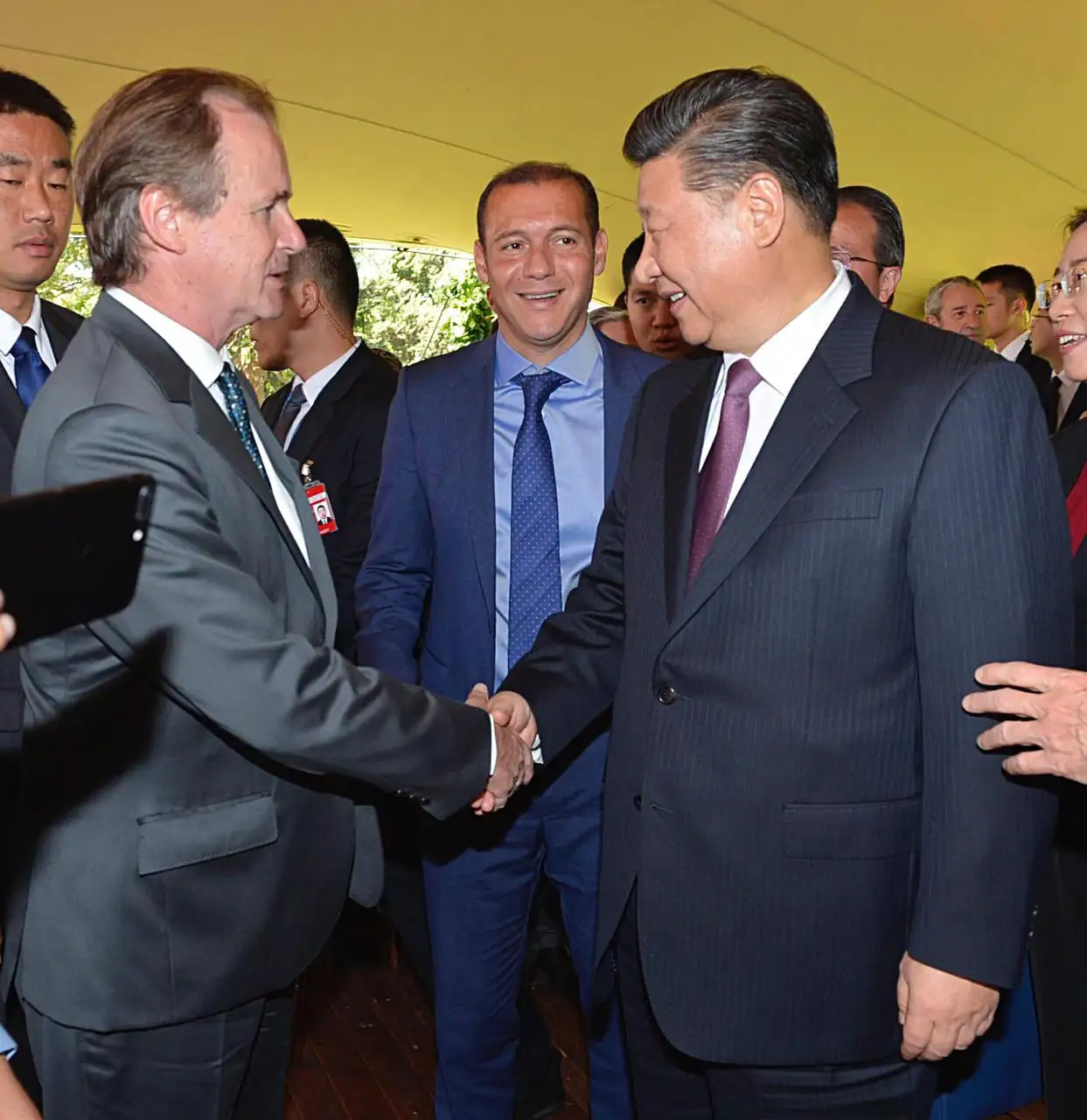 Bordet almorzó con Xi Jinping y fortaleció lazos comerciales