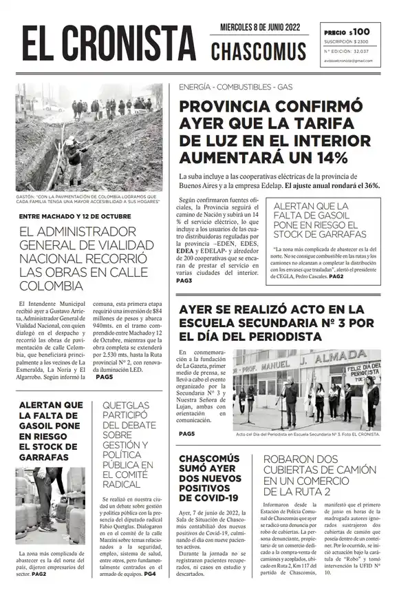 TAPA 8 JUNIO 2022