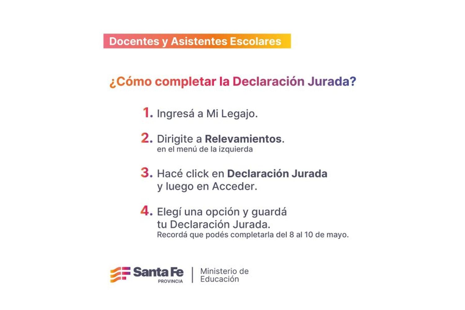 Declaración Jurada